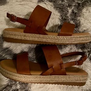 Bamboo Brand Wedge Sandals